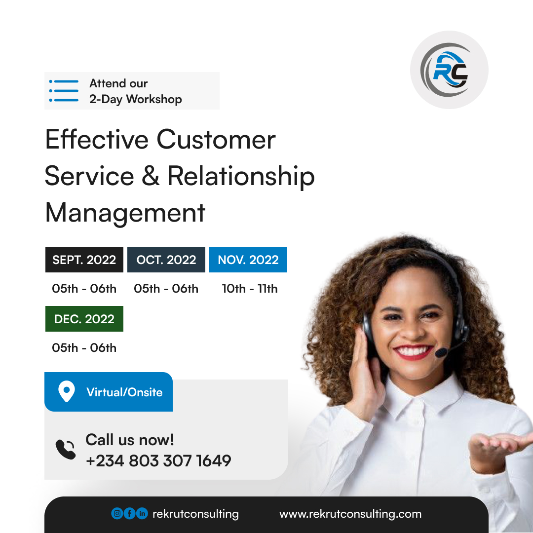 Rekrut Consulting Limited Effective customer service