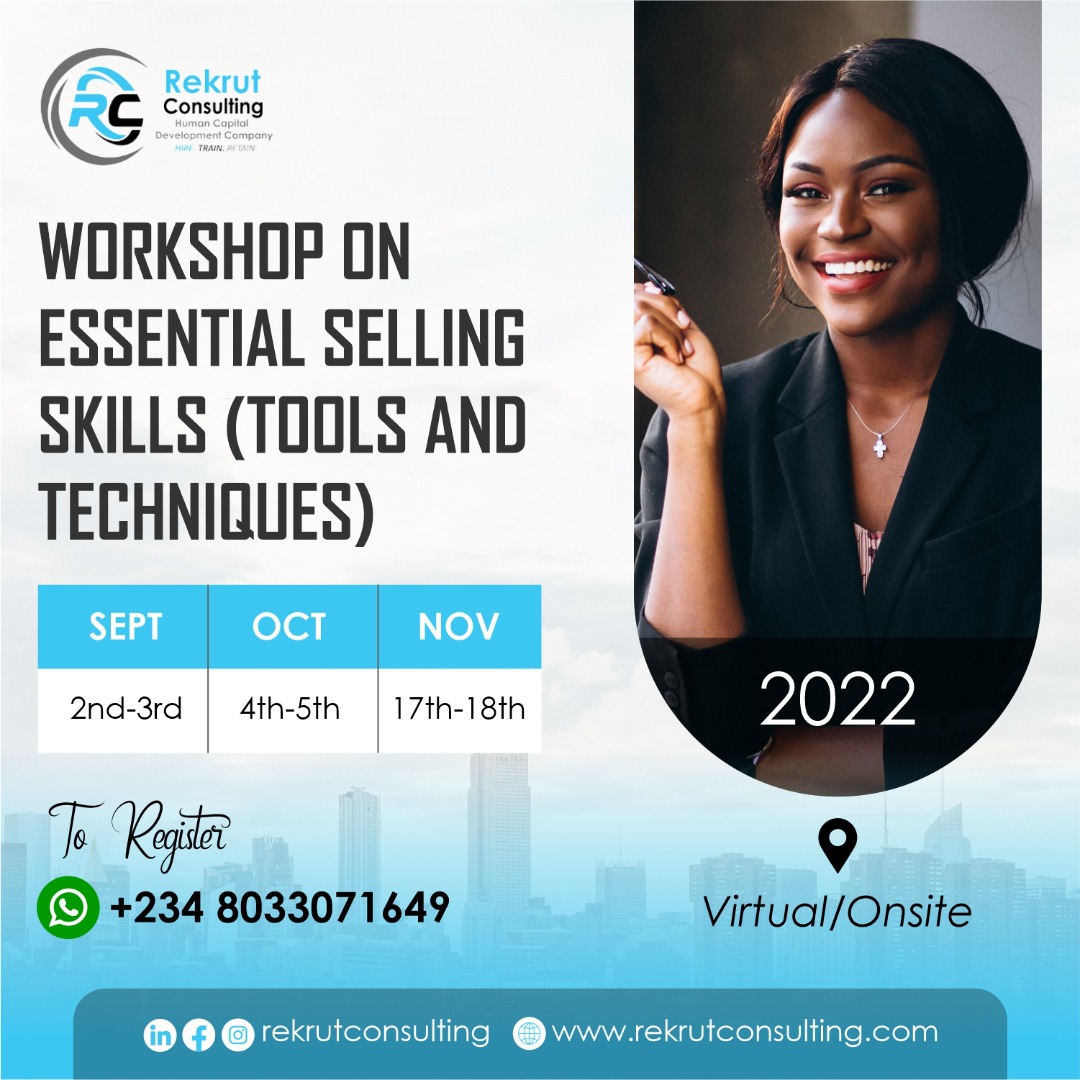 Rekrut Consulting Limited Essential selling skill