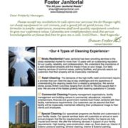 Foster Janitorial Cleaning Services